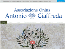 Tablet Screenshot of antoniogiaffreda.org